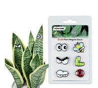 HOMDSG Bonitos imanes de Plantas para Plantas en Maceta, Pines magnéticos Seguros para Plantas, Amantes de Las Plantas, Accesorios para Plantas de Interior, Juego de 6