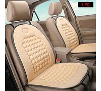 HomDSim Cojines de Asiento de Coche esféricos con Masaje, Cubiertas universales de Asiento de Coche, cojín para Asiento de Coche, Cubierta Acolchada con Masaje (Beige)