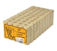Home 8446200 - Paquete de 100 tapones de corcho Cerdeña 26 x 40 botellas, decoración de mesa