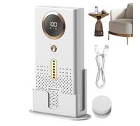 Home Air Purifiers - Quiet Air Cleaning Device for Home and Car, Odor Eliminating Purifier with Dust and Pet Hair Filter, Ideal for Bedroom Indoor Spaces, Sleek Modern Style