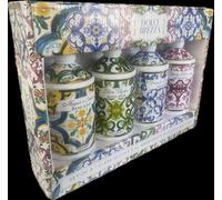 Home and Body Company Hand Soap Dolce Brezza Collection 21.5 FL/636ml Bottles infused with Essential Oils (SET OF 4) Meyer Lemon, Olive Thyme, Fresh Lavender, and Cherry Blossom