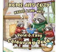HOME AND COZY HYGGE LINE-ART: BOLD & EASY COLOURING BOOK