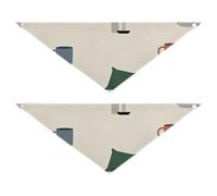 Home and Pet Supplies - Bandanas para perro, buena transpirabilidad, 2 unidades para un regalo que las mascotas quieren vestirse hasta 76.2 x 30.5 cm