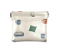 Home and Pet Supplies - Monedero pequeño de cuero para mujer, portátil, para hombres y mujeres