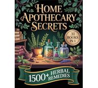 Home Apothecary Secrets: 1500+ Easy Herbal Remedies, Essential Oils & Healing Blends to Relieve Pain, Boost Immunity, and Restore Balance Naturally