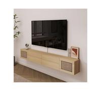 Home Armario de TV flotante, Armario flotante para TV estándar, Armario de pared multimedia Armario(180x23.7x30cm)