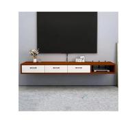 Home Armario de TV flotante, mueble de TV flotante, muebles de TV para sala de estar, muebles de pared multimedia Gabinete(Brown,200x23x20cm)