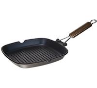 Home ASADOR ANTIADHERENTE ANTIKARS Delizia, 26 x 26 cm, utensilios de cocina y preparación, aluminio fundido a presión, negro, 26 cm