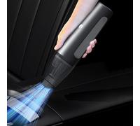Home Aspiradora de Mano con batería, 2 en 1, Sencilla aspiradora de Mano inalámbrica, Mini aspiradora de Coche, Recargable por USB, 2400 mAh, aspiradora de Mano para Coche, casa, Cocina, Pelo de