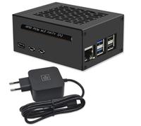 Home Assistant - Central Smarthome para Raspberry Pi 5, carcasa metálica Air-Flow M.2 250 GB NVME | Home Assistant OS (16 GB EAM)