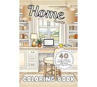 Home Awaits: 40 Cozy Interior Designs, a bold and easy coloring journey. Coloring Book (The Simple Cozy Collection)