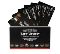 Home Barista Masterclass: Ultimate 39-Coffee Recipe Cards - Guía paso a paso de elaboración casera con consejos y técnicas profesionales, duradero y compacto para los amantes del café y aspirantes a