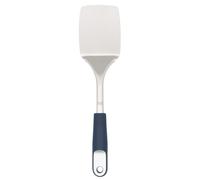Home Basics Comfortable Grip Stainless Steel Kitchen Tools Indigo Spatula