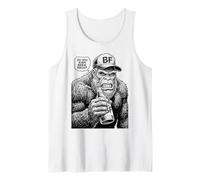 Home Brewing Funny Bigfoot Beer Brewer Brewer Brush Camiseta sin Mangas