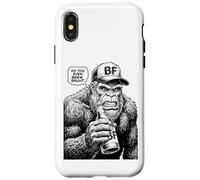 Home Brewing Funny Bigfoot Beer Brewer Brewer Brush Carcasa para iPhone X/XS