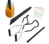 Home Canning Supplies | Kit de herramientas de tarro de cocina 4 en 1, suministros de conservas multifuncionales antiquemaduras para gelatina, frutas, verduras, salsa, cocina del hogar