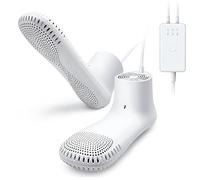 Home Care Wholesale Secador de zapatos eléctrico y desodorizante - Desodorización intensiva, Secador de botas con temporizador Calentador de botas, ventilador incorporado, Sin ruido, enchufe UE