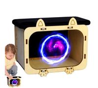 Home Cinema Projector - Wood 14x9x9cm | Theater Display Stand | Movie For T