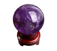 Home Collections Crystal Quartz Rainbow Amethyst Sphere Ball Stone Home Office Aquarium Decoration Accessories Gemstone Crystals Home Decoration,9cm