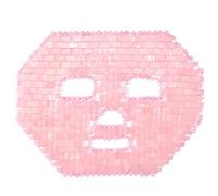 Home Collections Máscara facial de cuarzo rosa Herramientas Masajeador de enfriamiento facial Máscara de dormir de cristal de jade natural, cuarzo rosa (Color: cuarzo rosa)