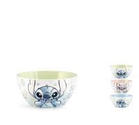 HOME Confezioni 6 Tazas Bolo Disney Stitch&angel En New Bone China Decorado 590