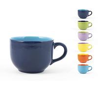 Home Conjunto De 6 Tazas De Cerámica De Samba Sin Platos De Desayuno Cc570
