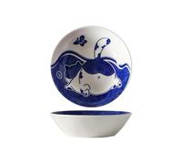 Home Creative Cute Cat Plato de cerámica para restaurante hotel especial olla caliente condimento plato -B