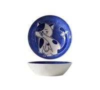 Home Creative Cute Cat Plato de cerámica para restaurante hotel especial olla caliente condimento plato -C