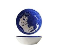 Home Creative Cute Cat Plato de cerámica para restaurante hotel especial olla caliente condimento plato -D