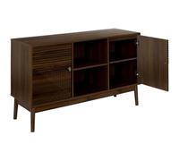 HOME DECO FACTORY Aparador de Madera Versátil para Comedor Marrón | Madera, aparador elegante, almacenaje versátil, comedor salón, diseño cuidado, fácil de cuidar, robusto, marrón