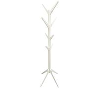 HOME DECO FACTORY Árbol blanco de 178 cm Mobilier - Perchero con vetementos, madera y tablero de fibra de densidad media
