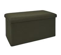 HOME DECO FACTORY Baúl Banco Plegable Multifunción Almacenaje Caqui