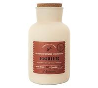 HOME DECO FACTORY, BO0125 Vela perfumada Desert Fig, diseño Elegante, Fragancia cautivante, combustión de Larga duración, Ideal para Todas Las Ocasiones, tamaño 25,5 cm, Color Beige y Naranja