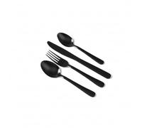HOME DECO FACTORY Conjunto de 6 Tenedores de INOX Diseño Moderno Negro | Acero inoxidable, conjunto de 6 tenedores, diseño moderno y ergonómico, servicio de mesa, fáciles de limpiar, negro