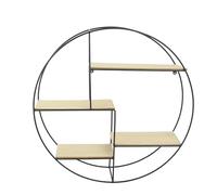 HOME DECO FACTORY Estante Redondo Negro