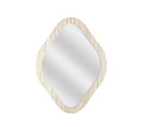 HOME DECO FACTORY - HD0114 Espejo Decorativo de Madera Elio en Forma de Rombo - Dimensiones 34 cm de Altura, 25 cm de Ancho, Grosor 1 cm - Multicolor - Tamaño: 34 cm - Color: Multicolor
