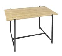 HOME DECO FACTORY - HD0182 - Mesa de Centro Diseño Puro para Salón y Comedor - Material Madera MDF - Dimensiones 80 x 50 x 45 cm - Color Marrón Negro