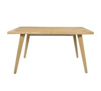 HOME DECO FACTORY - HD0191, Mesa Extensible Moderna 160-200 cm Paxton - Diseño Elegante para Salón y Comedor, Fácil de Mantener, Dimensiones 200 x 90 x 75 cm, Color Neutro