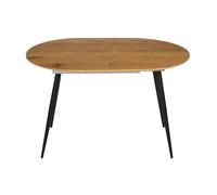HOME DECO FACTORY - HD0558 Mesa Extensible Moderna - Diseñada para 6-8 Personas - Dimensiones 150-210 cm - Diseño Elegante - Fácil de Mantener - Color Marrón Negro