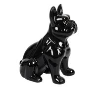 THE HOME DECO FACTORY Bulldog CERÁMICA Negro 20 CM