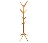 HOME DECO FACTORY - HD6189 Perchero Árbol de Bambú Natural - 8 Ganchos - Diseño Contemporáneo para Entrada o Dormitorio - Dimensiones 178 cm - Color Beige