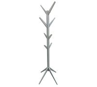 HOME DECO FACTORY - HD6190, Perchero Árbol de Bambú, 8 Ganchos, Diseño Contemporáneo para Entrada o Dormitorio, Práctico y Elegante, Dimensiones 178 cm, Color Gris