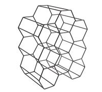 THE HOME DECO FACTORY ka3041 Casier, Metal, Negro, Talla única