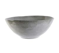 HOME DECO FACTORY - KA3760, Ensaladera de Gres 3 L, Diámetro 28 cm, Altura 11 cm, Diseñada para la Presentación de Tus Recetas, Diseño Refinado, Color Beige, Gran Formato