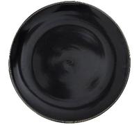 HOME DECO FACTORY - KA6135, Plato de Vidrio Dorado 21 cm, Diseño Elegante y Moderno, Duradero y Resistente, Ideal para Todas Las Ocasiones, Fácil de Limpiar, Color Oro