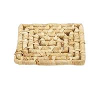 HOME DECO FACTORY - KA6355 Salvamanteles Trenzado 15 Cm - Accesorio de Servicio Elegante y Práctico - Diseñado para Platos Calientes - Diseño Natural - Color Beige