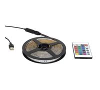 HOME DECO FACTORY - LA10439 Cinta LED RGB 150 Leds 5M con Control Remoto, Decoración Moderna y Versátil, Instalación Fácil, Eficiente Energéticamente, Ideal para Cualquier Ambiente, 5M