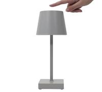 HOME DECO FACTORY - LA104722 Lámpara LED de Mesa Táctil - Diseño Moderno y Funcional - Ideal para Todos los Interiores - Tamaño 26 x 10.5 x 10.5 cm - Color Marrón