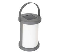 HOME DECO FACTORY Lámpara de Mesa Solar Luz Suave Exterior Negro | Plástico, lámpara de mesa solar, diseño moderno, luz suave, jardín o terraza, resistente, negro