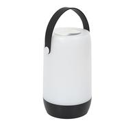 HOME DECO FACTORY Lámpara Táctil Nómada Luminaria Decorativa 19 cm Negro | Plástico, lámpara táctil nómada, luminaria decorativa, iluminación de ambiente, mesita o salón, 10,5x19 cm, negro